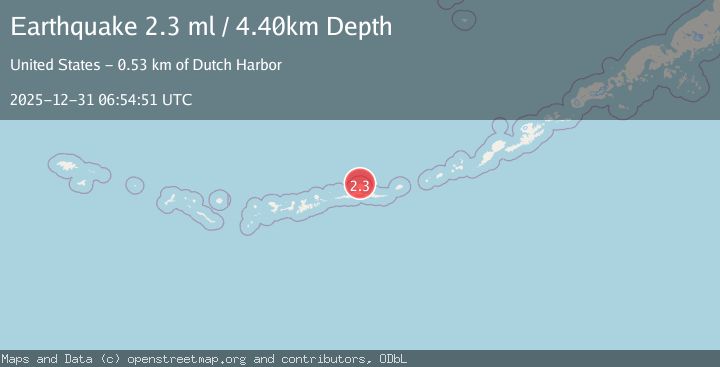Map of ANDREANOF ISLANDS, ALEUTIAN IS.