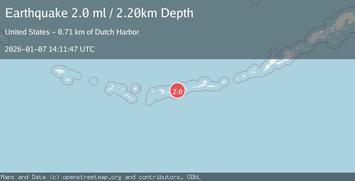Map of ANDREANOF ISLANDS, ALEUTIAN IS.