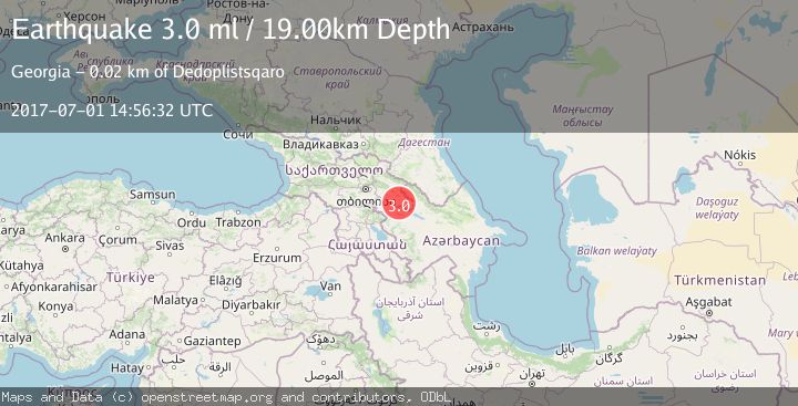 Map of GEORGIA (SAK'ART'VELO)