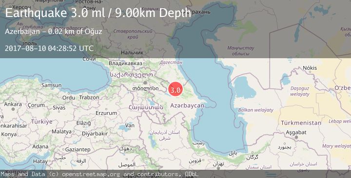 Map of CAUCASUS REGION, RUSSIA