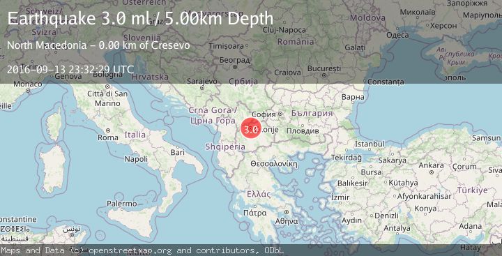 Map of KOSOVO-SERBIA-FYROM BORDER REG.