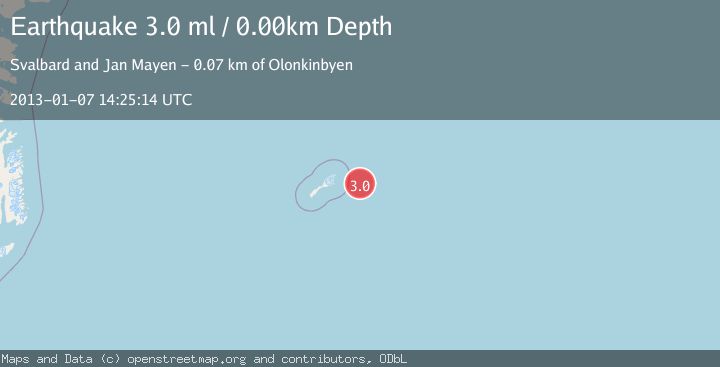 Map of JAN MAYEN ISLAND REGION