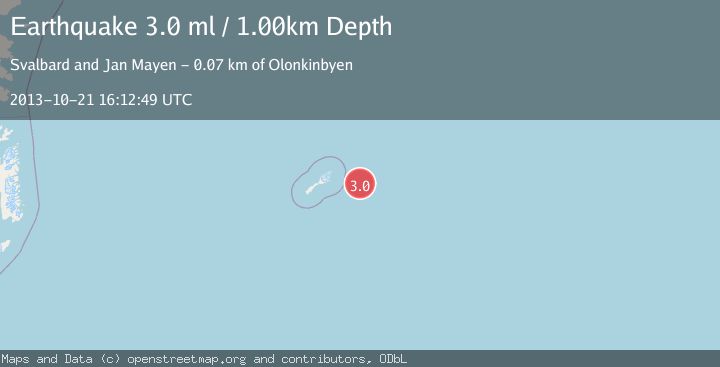 Map of JAN MAYEN ISLAND REGION