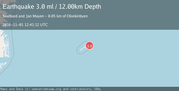 Map of JAN MAYEN ISLAND REGION