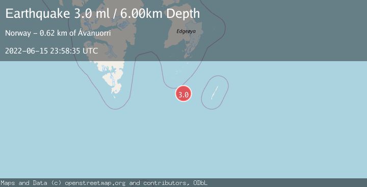 Map of SVALBARD REGION