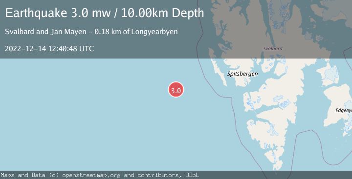 Map of SVALBARD REGION