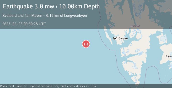 Map of SVALBARD REGION