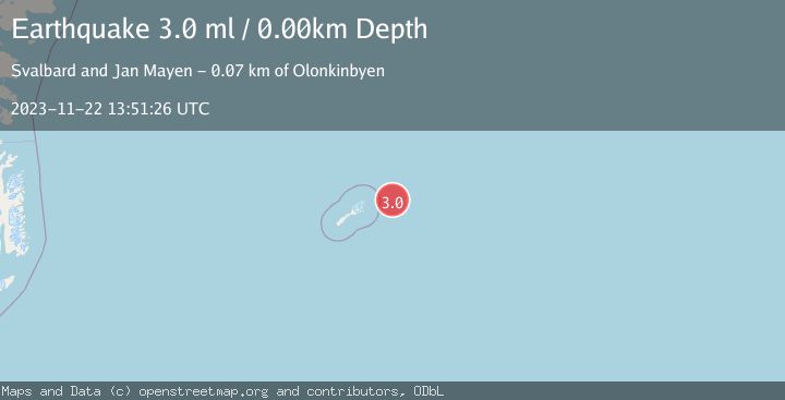 Map of JAN MAYEN ISLAND REGION
