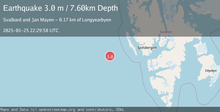 Map of SVALBARD REGION