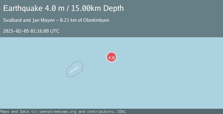 Map of JAN MAYEN ISLAND REGION