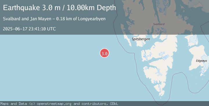 Map of SVALBARD REGION