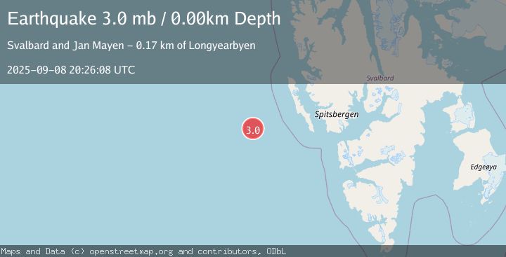 Map of SVALBARD REGION