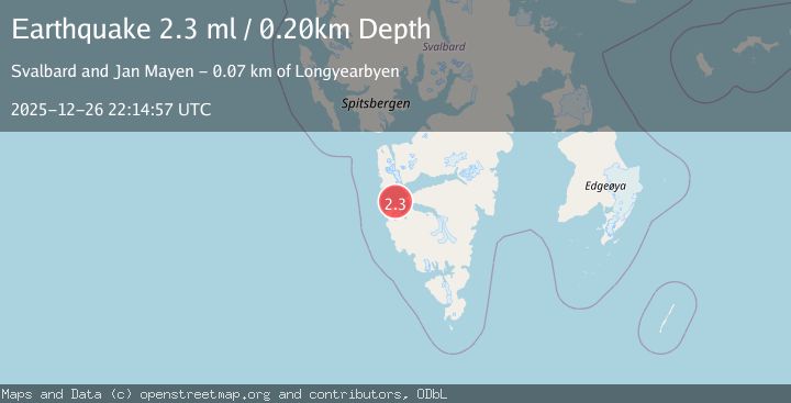 Map of SVALBARD REGION