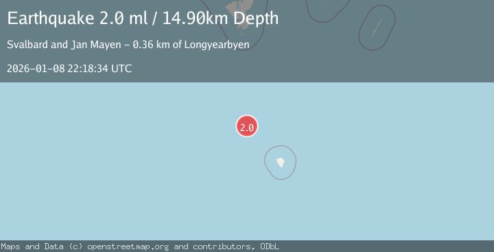 Map of SVALBARD REGION