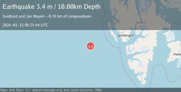 Map of SVALBARD REGION