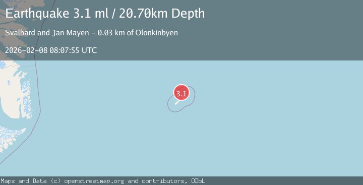Map of JAN MAYEN ISLAND REGION