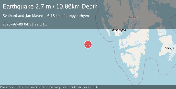 Map of SVALBARD REGION
