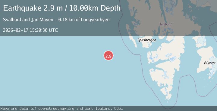 Map of SVALBARD REGION