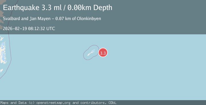 Map of JAN MAYEN ISLAND REGION