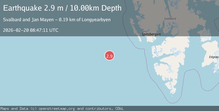 Map of SVALBARD REGION