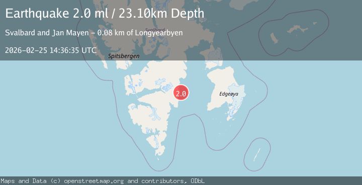 Map of SVALBARD REGION