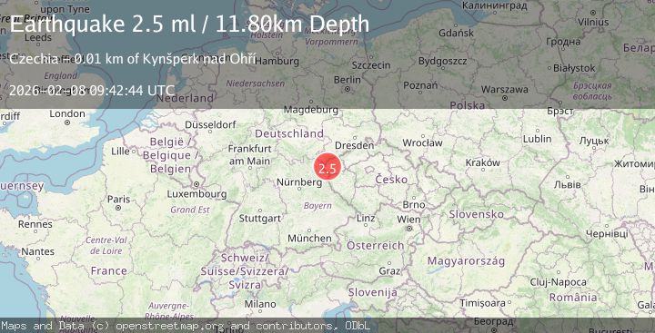 Map of CZECH REPUBLIC