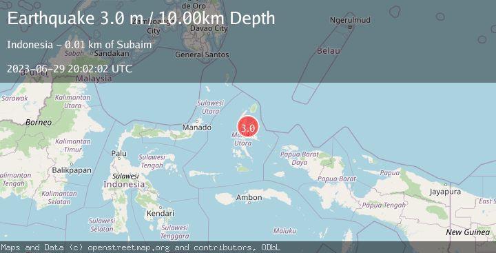 Map of HALMAHERA, INDONESIA