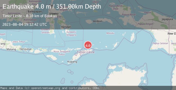 Map of KEPULAUAN BARAT DAYA, INDONESIA