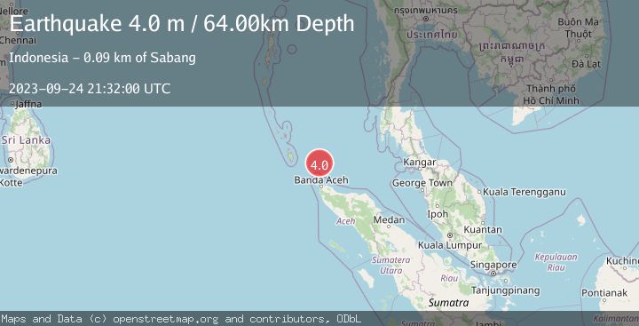 Map of NICOBAR ISLANDS, INDIA REGION