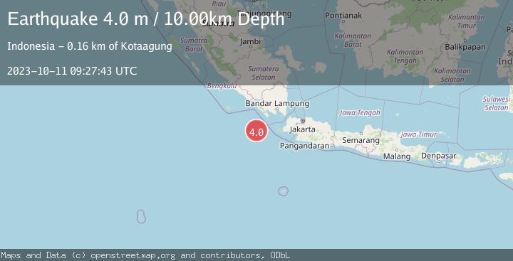 Map of SOUTHWEST OF SUMATRA, INDONESIA