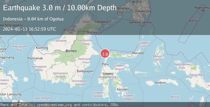 Map of MAKASSAR STRAIT, INDONESIA