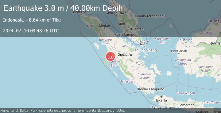 Map of SOUTHERN SUMATRA, INDONESIA