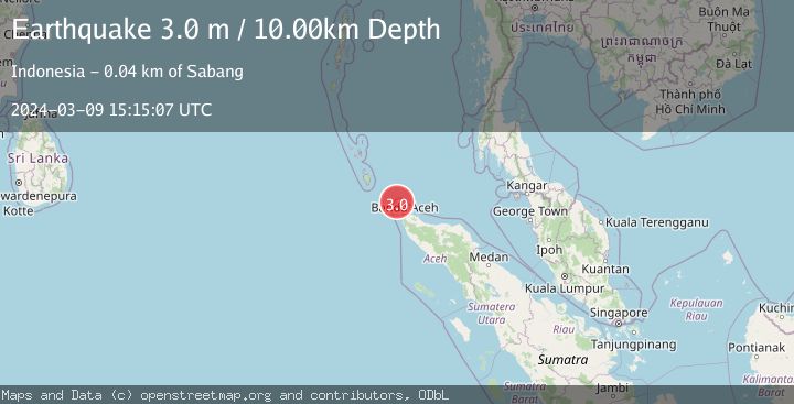 Map of NICOBAR ISLANDS, INDIA REGION