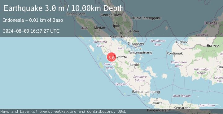 Map of SOUTHERN SUMATRA, INDONESIA