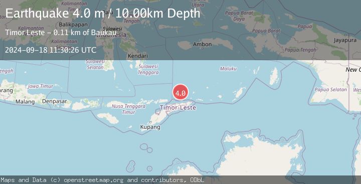 Map of KEPULAUAN BARAT DAYA, INDONESIA