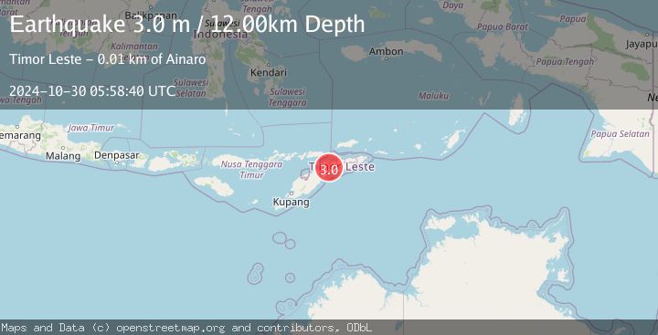 Map of EAST TIMOR REGION