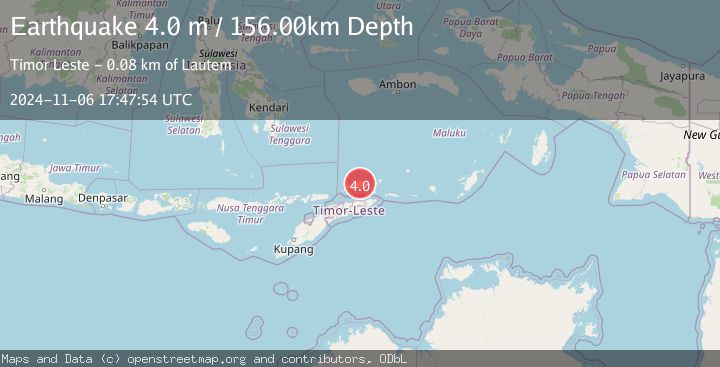 Map of KEPULAUAN BARAT DAYA, INDONESIA