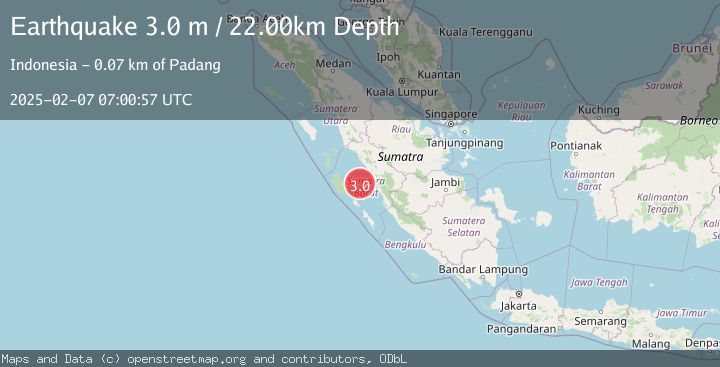 Map of KEP. MENTAWAI REGION, INDONESIA