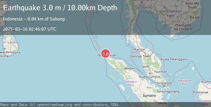 Map of NICOBAR ISLANDS, INDIA REGION