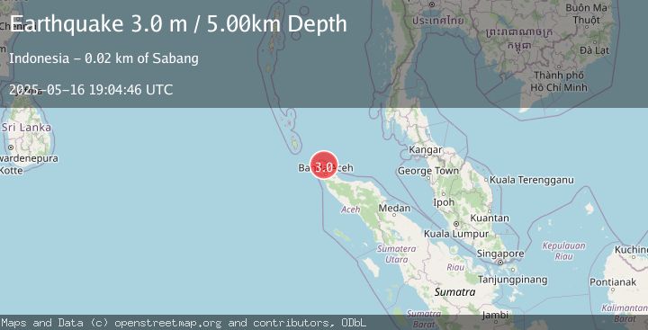 Map of NICOBAR ISLANDS, INDIA REGION