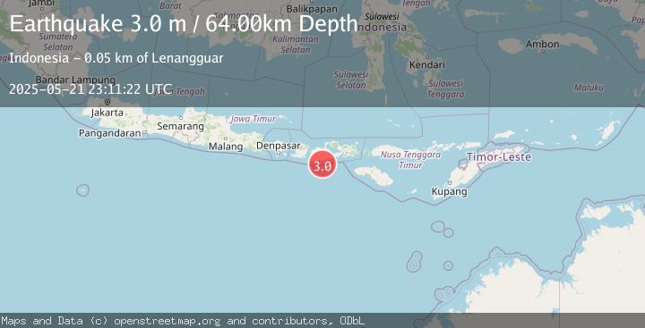 Map of SUMBAWA REGION, INDONESIA
