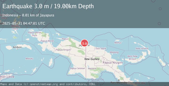 Map of NEAR N COAST OF PAPUA, INDONESIA