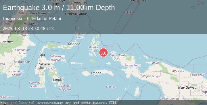 Map of HALMAHERA, INDONESIA