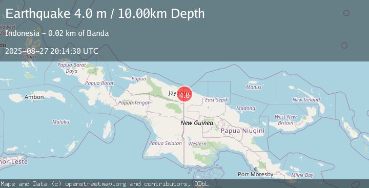 Map of NEW GUINEA, PAPUA NEW GUINEA