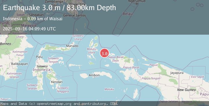 Map of HALMAHERA, INDONESIA