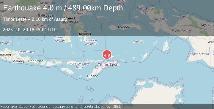 Map of KEPULAUAN BARAT DAYA, INDONESIA