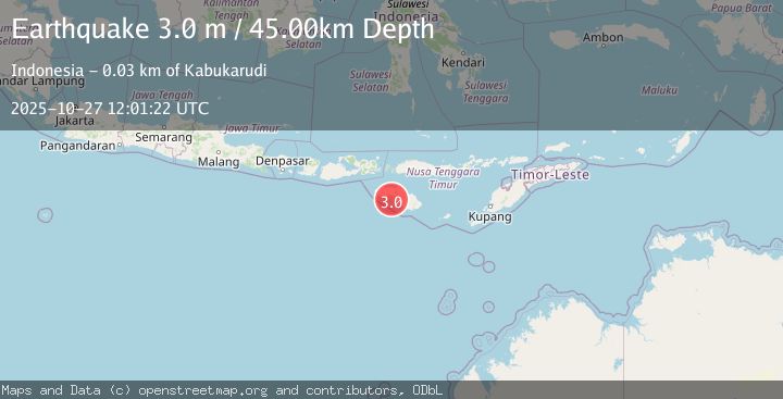 Map of SUMBA REGION, INDONESIA