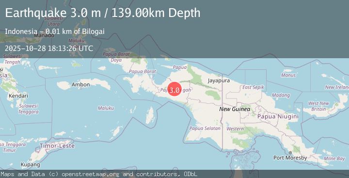 Map of PAPUA, INDONESIA