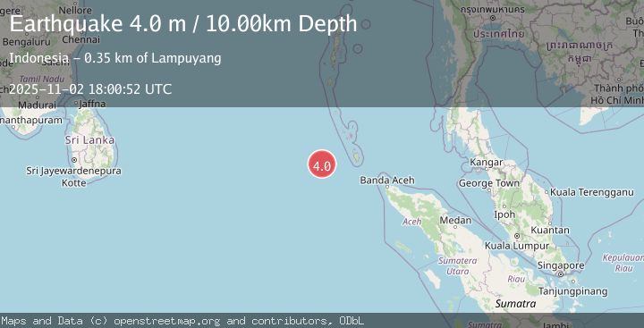 Map of NICOBAR ISLANDS, INDIA REGION