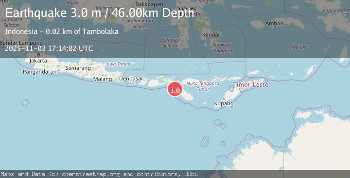 Map of SUMBA REGION, INDONESIA